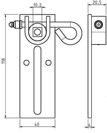 Rademacher 94401006 drive bearing VK 4010-06
