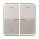 JUNG BTCD17102PPT described. Push button sensor JUNG HOME CD series | 2-way, arrows | platinum