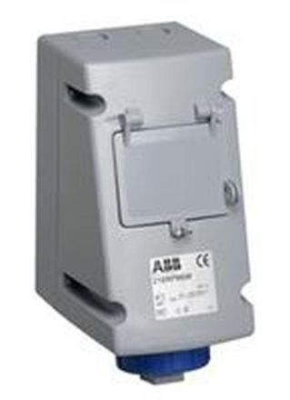 ABB Stotz-Kontakt 216RPM9W, surface-mounted wall socket, 16 A 9h, IP67, 2P+E, with LSS, 2CMA168198R1000