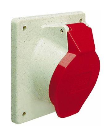 Walther 512 16A 5-pin 400V 6h IP44 surface-mounted socket