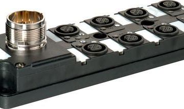 Murrelektronik 27765 corner M23 12-pin connector outlet front side distributor