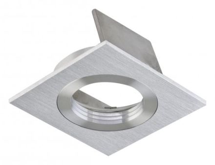 EVN 613414 square rotating/black aluminum GX5.3 max.50W 12V recessed ceiling spotlight