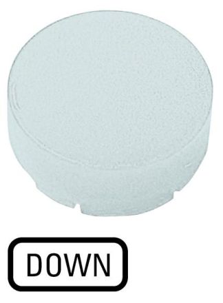 Eaton M22-XDLH-W-GB4 button lens, high white, DOWN , 218375