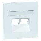 Hochköpper 00029011 UAE socket pure white 2 terminals cover