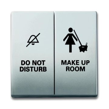 Busch-Jaeger 1785/11-866 rocker with print stainless steel