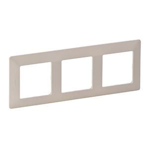 Legrand 754043 frame Valena Life 3-way almond white, (beige)