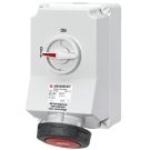 MENNEKES 5061A 63A5P 6H400V switchable IP67 wall socket
