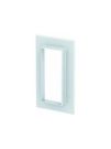 OBO Bettermann G-AWAG70170RW pure white closed aluminium wall end panel, 6278860