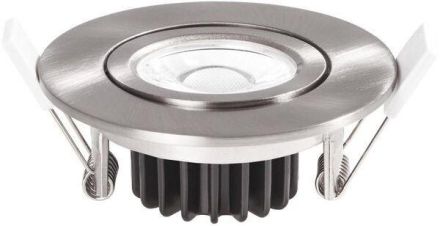 Ledxon 7008117 EDOS swivel 6W 610lm 3000K 40° nickel LED recessed ceiling spotlight LB23