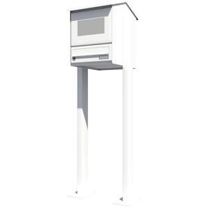Ritto RGE1392170 Letterbox Freestanding horizontal Video, module slots, white