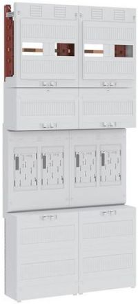 ABN eHZ 4Z 4p with terminal block 500x1050mm meter panel (Z27EE4400)