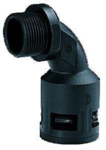 Flexa 15104054263 RQB1 90-M AD54,5 M63x1,5 black plastic quick screw connection