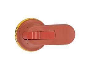ABB Stotz-Kontakt OHY80J6, pistol grip red-yellow 80mm shaft 6mm IP65 labeling I-0/ON-OFF, 1SCA022381R0410