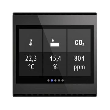 Elsner Cala Touch KNX AQS/TH 3.x deep black room controller