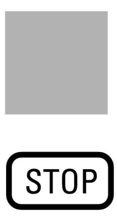 Eaton 110LQ25 insert label, transparent, STOP , 091091
