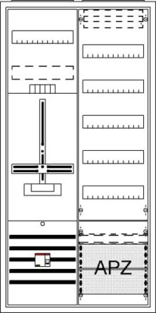 ABB Striebel & John 2CPX054283R9999 DA27CBL AP 3Pkt.A27 1Z1V5A2OVR Complete cabinet