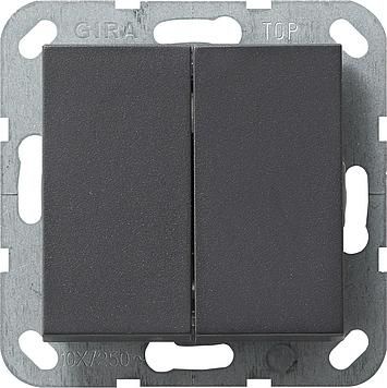 Gira 012828 push button switch change system 55 anthracite