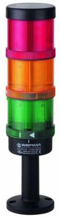 Werma 64924005 KS71 RM 24VAC/DC GN/YE/RD Signal tower
