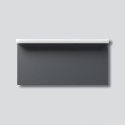 Siedle LEDF 600-4/2-0 DG LED panel light in dark grey mica
