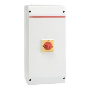 ABB Stotz-Kontakt OTE90A3B, EMC safety switch 3-pole 45 kW 400V with red-yellow handle, 1SCA022438R4840