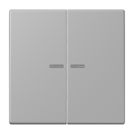 Jung LC995KO5204 2-way rocker switch with light guide, LS series, grey medium ( LC32012 )