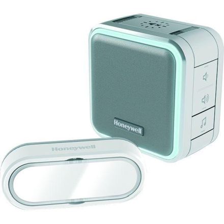Honeywell DC515SGL 150m 6 tones 84dB light ring silver grey wireless chime set