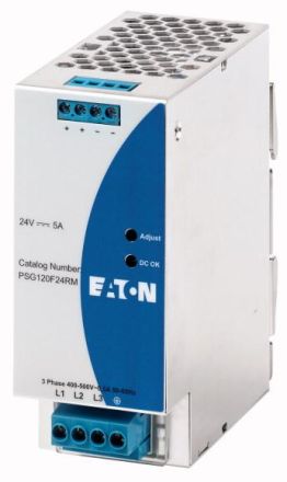 Eaton PSG120F24RM 3-phase 3x400-500VAC 5A power supply, 172883
