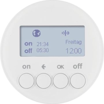 BERKER 85745239 KNX-RF timer quicklink R.1/R.3 | with display | polar white glossy