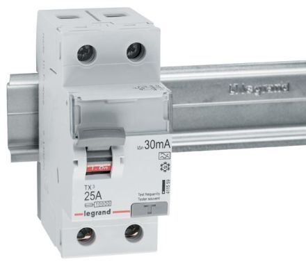 Legrand 411559 residual current device TX3 25/0, 03A 2-pole