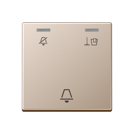 Jung ACUKO5MCH hotel rocker, external unit, symbols do not disturb, tidy up room and bell, Series A, champagne