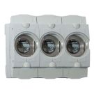 Mersen 04735.000000 4735 INNOZED with cover D02 63A 3-pole NEOZED fuse base