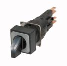 Eaton Q18LWK3R2-WS illuminated selector switch, 3 positions, white, latching, 072331