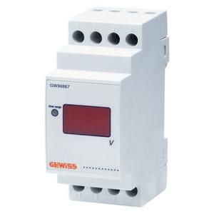 Gewiss GW96867 DIGITAL 0-600V 2MOD. Voltmeter