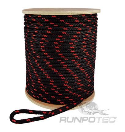 Runpotec 20616 traction rope 200m D: 12mm on drum