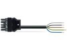 Wago 771-8985/106-603 connecting cable 5x1.5mm² Bu, 6m, black