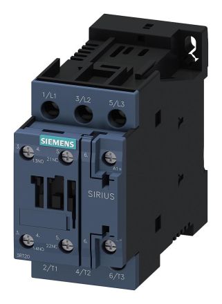 Siemens 3RT2028-1DB40 AC-3 15kW/400V 2S+2Ö DC 24V 3-pole S0 contactor
