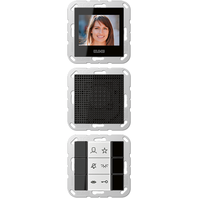 Jung SIVIA622SW Siedle In-Home bus video indoor stations, AS/A series, black