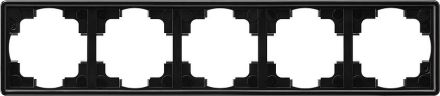 Gira 021547 cover frame 5f S-Color black