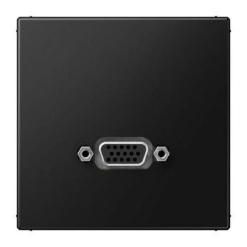 Jung MALS1102SWM Multimedia connection system VGA, LS series, graphite black matt