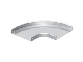 OBO Bettermann RBU 90 650VA4571 unperforated round design bend, 7134294