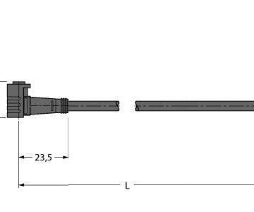 ESCHA 8075470 AL-SWSP4.5-5/S400 connection cable
