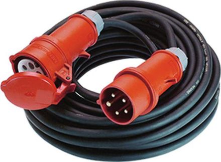 Bachmann 344.174 CEE extension H07RN-F 5G1.5 black 10m 16A
