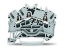 Wago 2002-6301 TOBJOB 2.5 (4) mm grey 3 conductor feed-through terminal