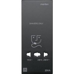 MERTEN 213514 central plate anthracite System M