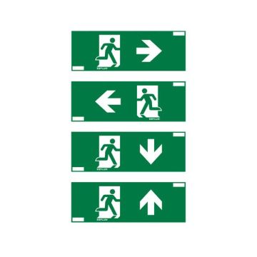 EsyLux EN10077500 Pictogram set 1 for SLX 24 Flat