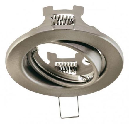 EVN 751013 round black chr sat. GX5.3 max.50W 12V recessed ceiling spotlight