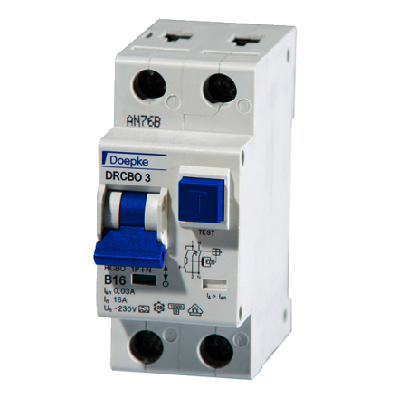 Doepke 09932115 DRCBO 3 B20/0.3/1N-A /RCBO FI/LS combination