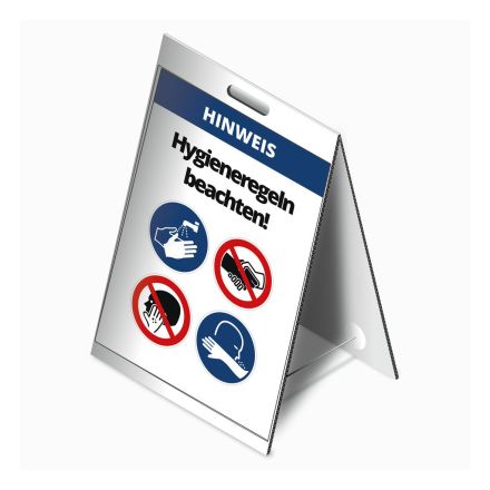 Cimco 182802 Observe hygiene rules roof display