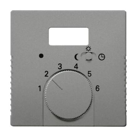 Busch-Jaeger 1795 HKEA-803 central plate, for room temperature controller, metallic grey