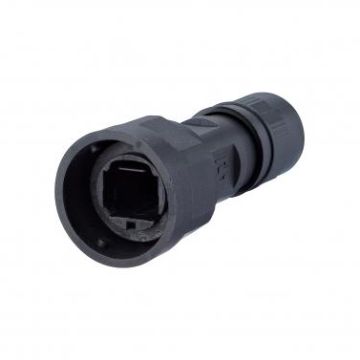 METZ CONNECT plastic IP67 empty V1 connector housing, 1401015002KE